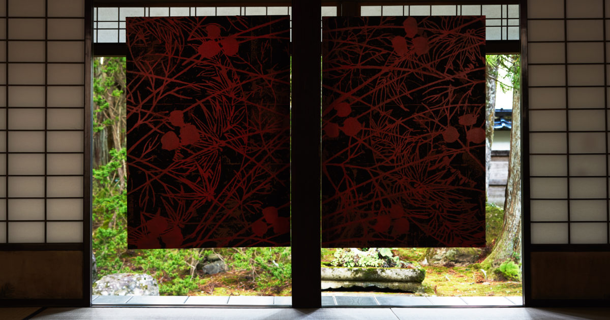 油彩画『街灯』 GHOST LINKS | RGB